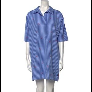 KULE Blue Striped Mini Dress - O Boy